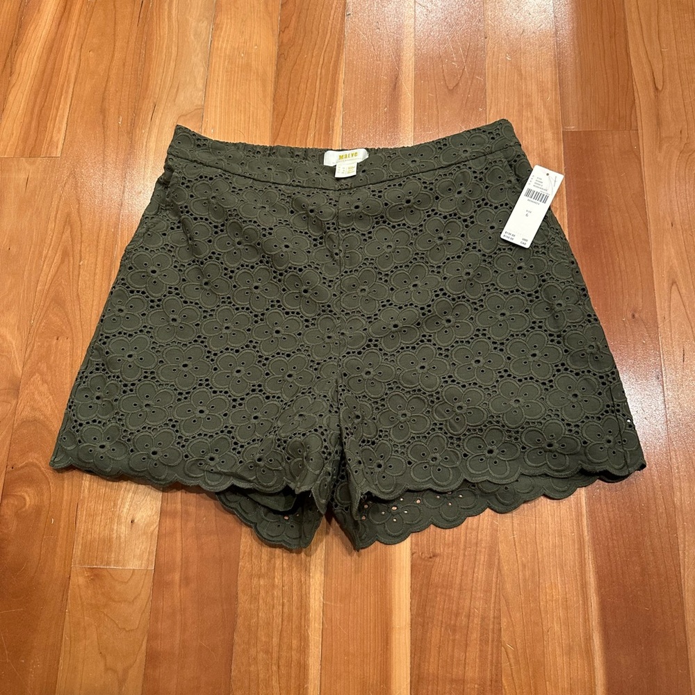 Anthropologie Maeve lace shorts